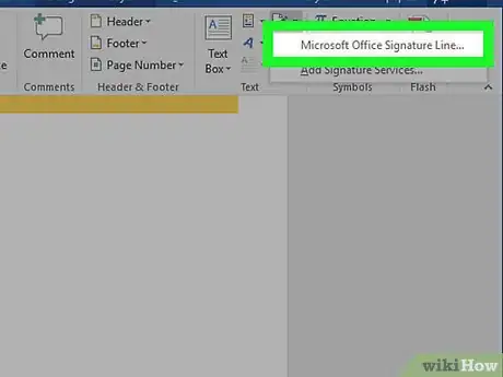 Image intitulée Add a Digital Signature in an MS Word Document Step 4