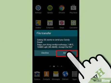 Image intitulée Share Apps on Android Bluetooth Step 9