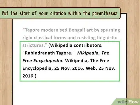 Image intitulée Cite a Wikipedia Article in MLA Format Step 9