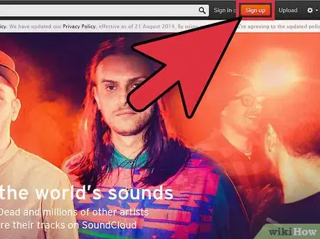 Image intitulée Create an Account on Soundcloud Step 1