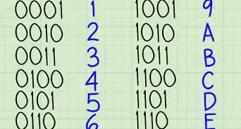 convertir du binaire en hexadécimal