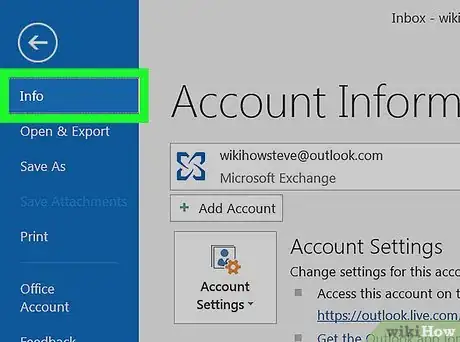 Image intitulée Find the SMTP Server in Outlook on PC or Mac Step 3