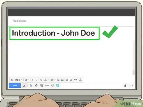 Image intitulée Introduce Yourself Via Email Step 1