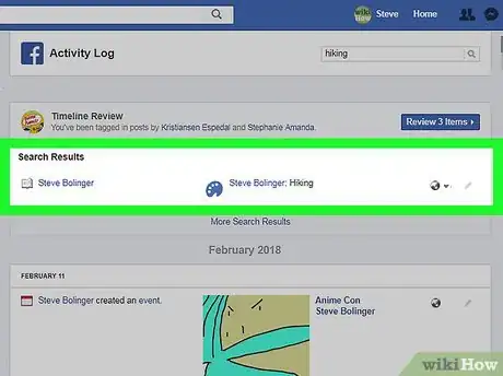 Image intitulée Find Old Posts on Facebook Step 13