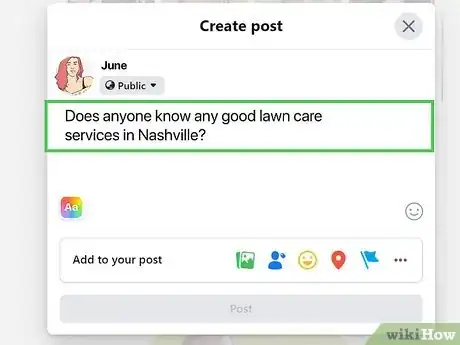Image intitulée Ask for Recommendations on Facebook Step 7