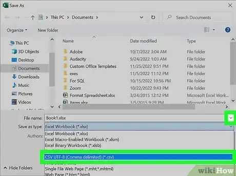 Image intitulée Create a CSV File Step 5