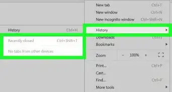 effacer l'historique récent dans Google Chrome