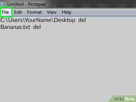 Image intitulée Delete a File in Microsoft Windows Using Batch Files Step 12