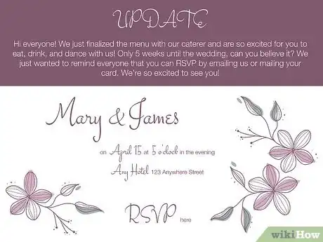 Image intitulée Ask Guests to RSVP on Invitations Step 13