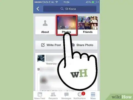 Image intitulée Change A Facebook Profile Picture on an iPhone Step 4