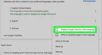 changer la langue par défaut de Google Chrome