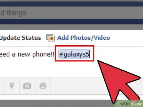 Image intitulée Hashtag on Facebook Step 8