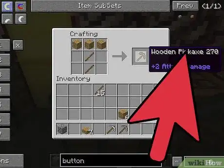 Image intitulée Make a Pickaxe on Minecraft Step 5