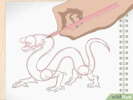 Image intitulée Draw a Dragon Step 17