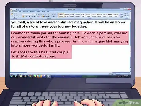 Image intitulée Write a Wedding Speech Step 5