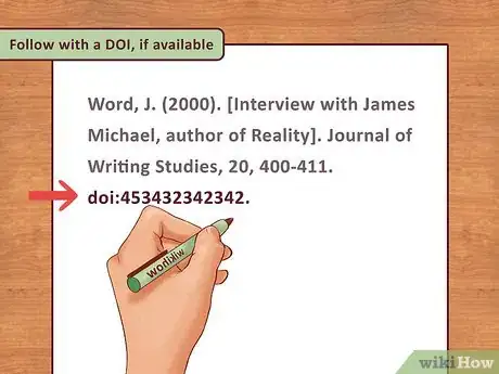 Image intitulée Cite an Interview in APA Step 15