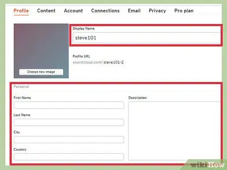 Image intitulée Create an Account on Soundcloud Step 4