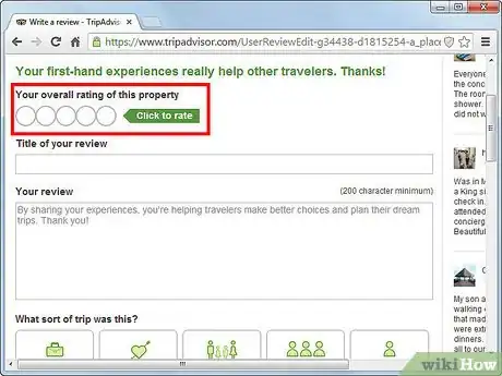 Image intitulée Write a Review on TripAdvisor Step 3