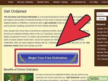Image intitulée Become an Ordained Minister Online Step 3
