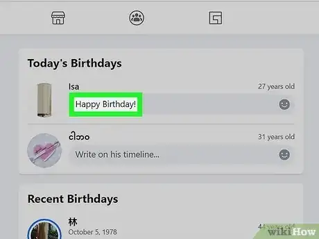 Image intitulée Wish Happy Birthday on Facebook Step 21