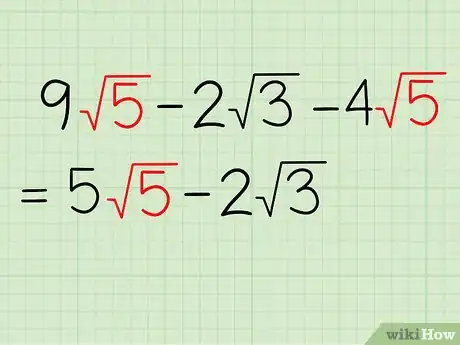 Image intitulée Add and Subtract Square Roots Step 7