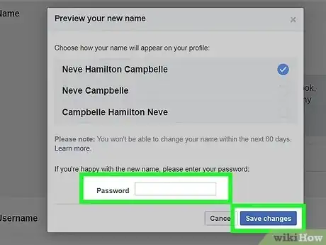 Image intitulée Change Your Name on Facebook Step 19
