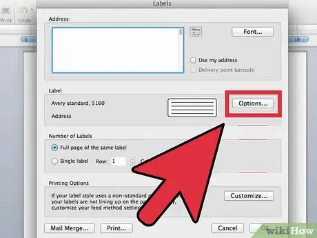 Image intitulée Create Labels in Microsoft Word Step 3