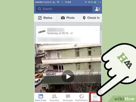 Image intitulée Change A Facebook Profile Picture on an iPhone Step 2