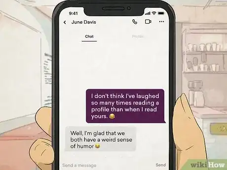 Image intitulée Start a Conversation on Hinge Step 6