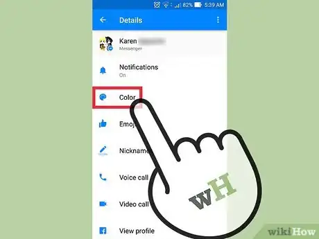Image intitulée Change Chat Colors and Emoji in Facebook Messenger Step 3