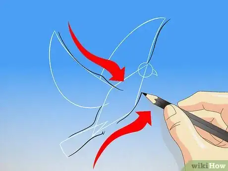 Image intitulée Draw a Dove Step 4