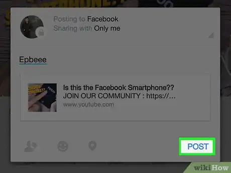 Image intitulée Post Links on Facebook Step 4