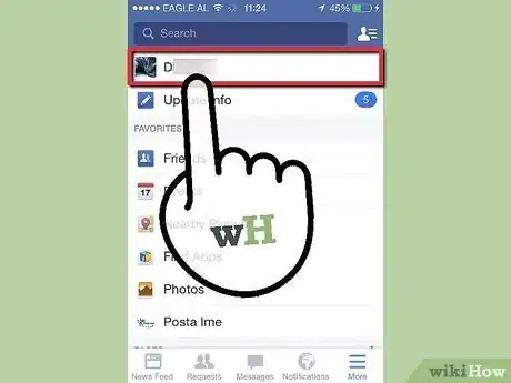 Image intitulée Change A Facebook Profile Picture on an iPhone Step 3