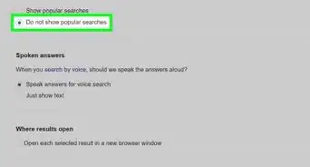 supprimer les suggestions sur Chrome