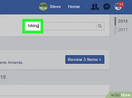 Image intitulée Find Old Posts on Facebook Step 11