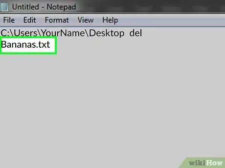 Image intitulée Delete a File in Microsoft Windows Using Batch Files Step 10