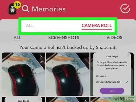 Image intitulée View Sent Snapchats Step 7