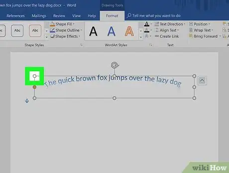 Image intitulée Bend Words in MS Word Step 9