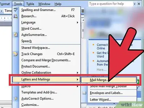 Image intitulée Mail Merge Address Labels Using Excel and Word Step 3