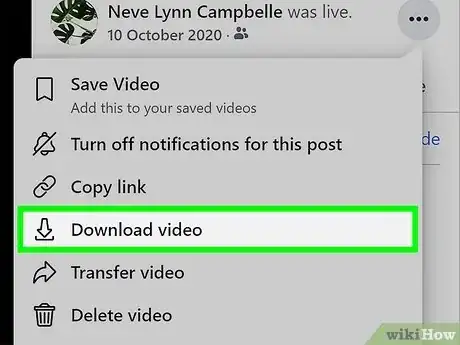 Image intitulée Save Facebook Videos Step 3