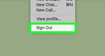 se déconnecter de Skype