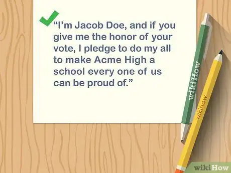 Image intitulée Write a High School President Speech Step 11