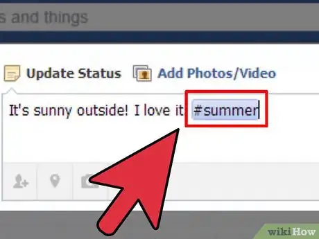 Image intitulée Hashtag on Facebook Step 4