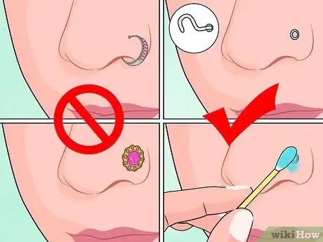 Image intitulée Hide a Nose Piercing from your Parents Step 6