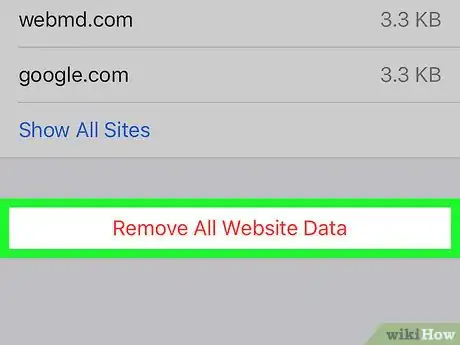 Image intitulée Remove Website Data from Safari in iOS Step 6