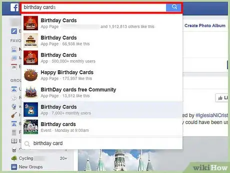 Image intitulée Create a Birthday Card on Facebook Step 2