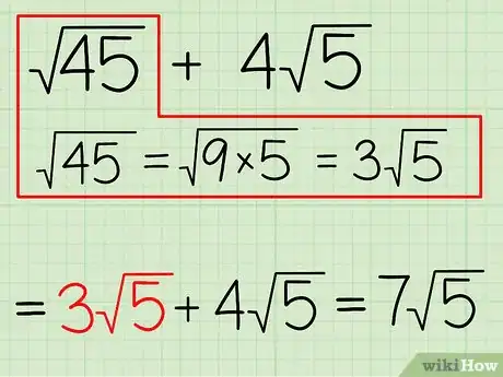 Image intitulée Add and Subtract Square Roots Step 5