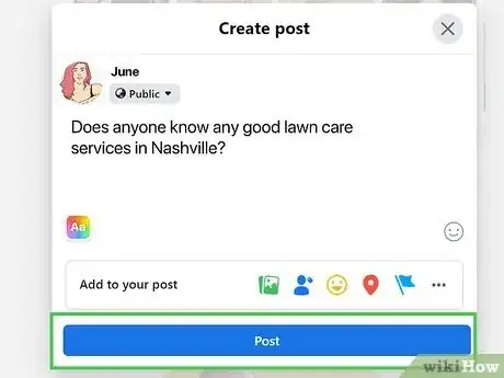 Image intitulée Ask for Recommendations on Facebook Step 8