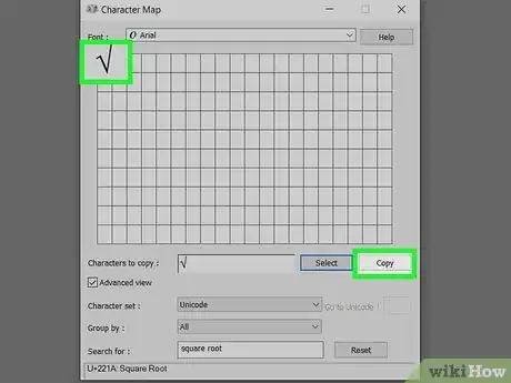 Image intitulée Type Square Root on PC or Mac Step 21