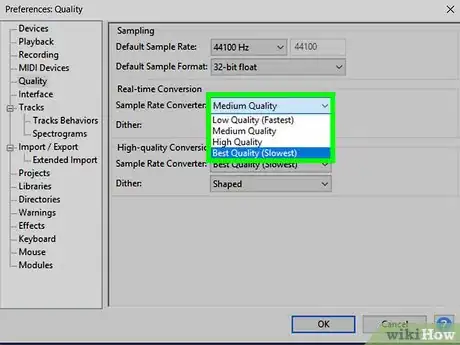 Image intitulée Get Higher Audio Quality when Using Audacity Step 5